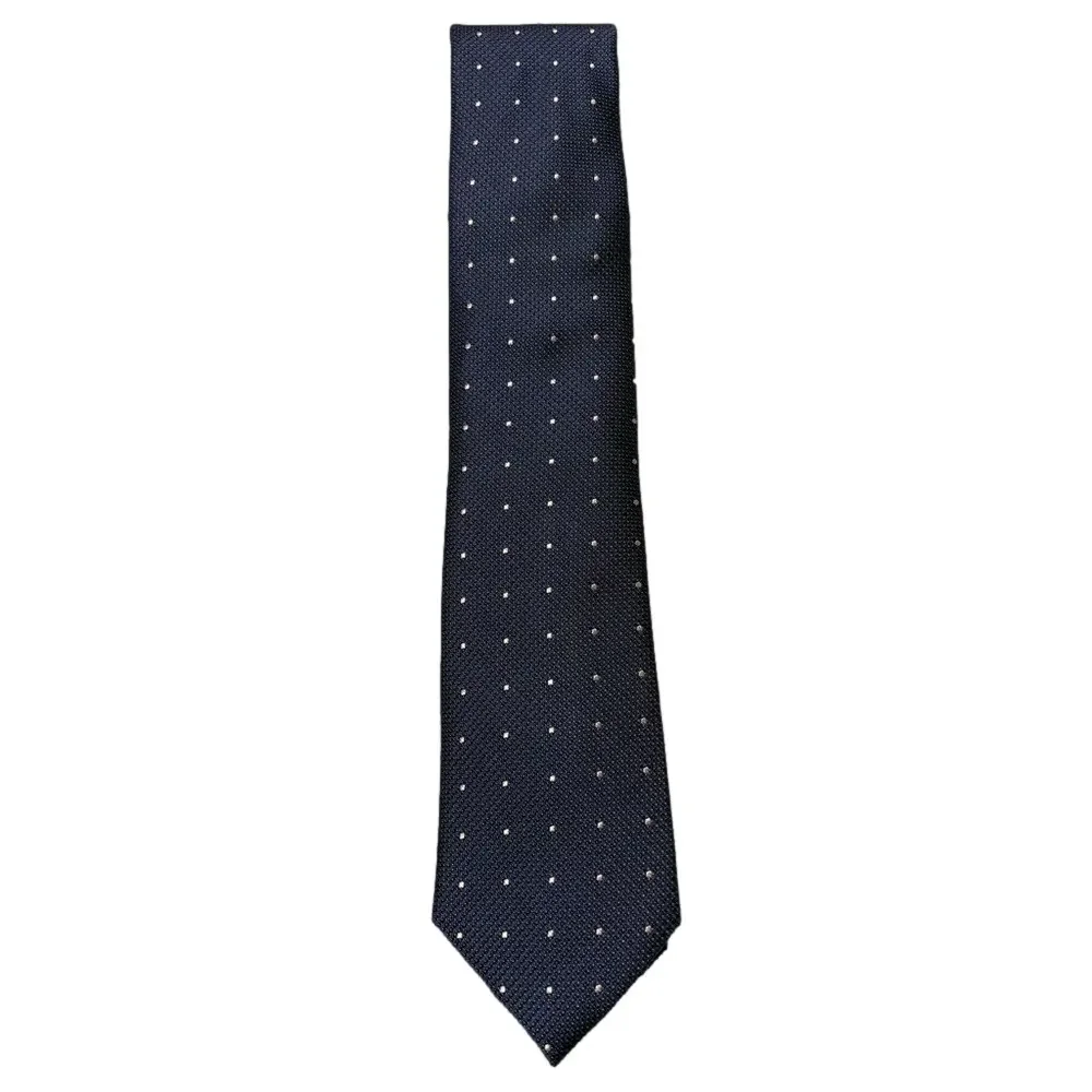 NWT Michael Kors Navy Blue White Polka Dot Men’s Necktie Classic